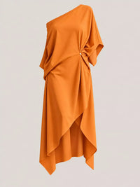 Full Size One-Shoulder Asymmetric Hem Midi Dress Plus Size 101001732260581 53 Gifts for Her Jerry's Apparel 