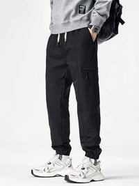 Men's Plus Size Drawstring Wide Leg Joggers 100400584285309 73 Affordable Fashion Under $100 Jerry's Apparel 