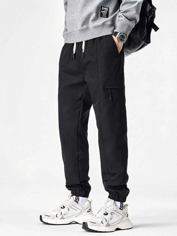 Men's Plus Size Drawstring Wide Leg Joggers 100400584285309 73 Affordable Fashion Under $100 Jerry's Apparel 
