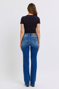 Judy Blue Full Size Run Mid-Rise Bootcut Jeans with Thermal Lining