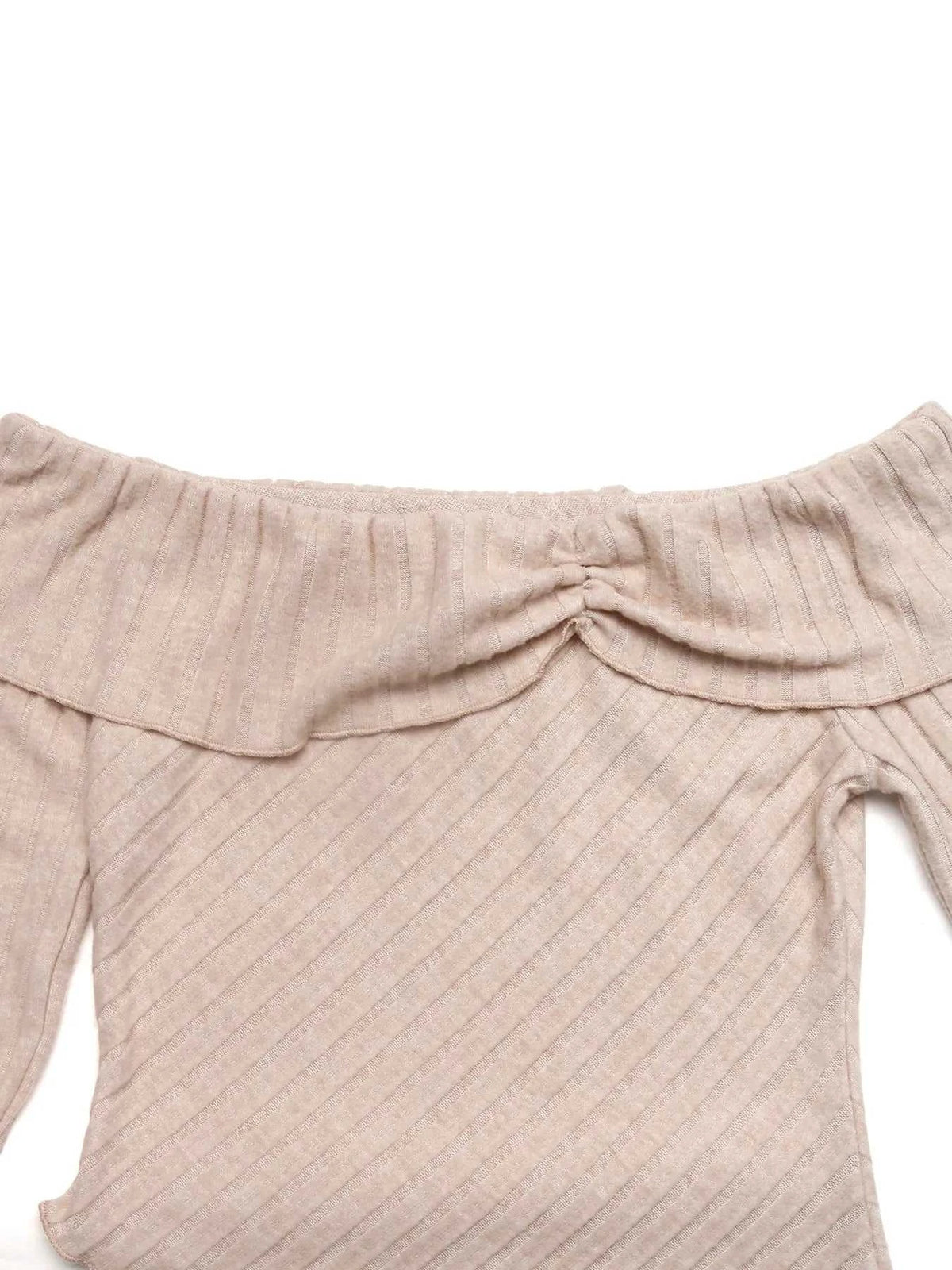Asymmetrical Off-Shoulder Knit Top 100100853169847 26 Affordable Fashion Under $100 Jerry's Apparel 