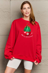 Simply Love Full Size MERRY CHRISTMAS Graphic Sweatshirt