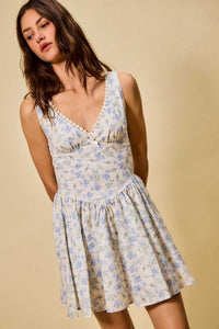 SO ME Froal Print Fit and Flare Dress 100100579301965 60 Affordable Fashion Under $100 Jerry's Apparel 