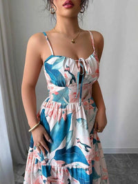 Floral Print Tiered Maxi Cami Dress 100100458243031 49 Affordable Fashion Under $100 Jerry's Apparel 