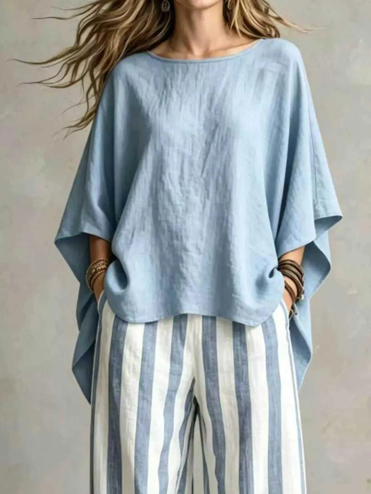 Full Size Solid Color Top and Pants Set Plus Size 100100687387446 50 Affordable Fashion Under $100 Jerry's Apparel 