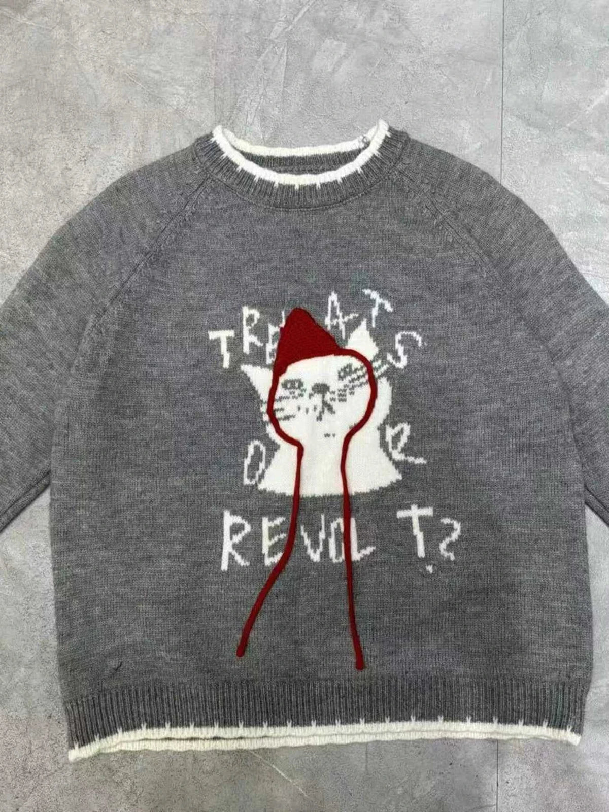 Cat Raglan Sleeve Sweater 101002953542604 40 Affordable Fashion Under $100 Jerry's Apparel 