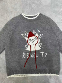Cat Raglan Sleeve Sweater 101002953542604 40 Affordable Fashion Under $100 Jerry's Apparel 