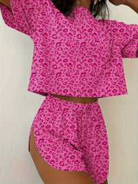 Printed Round Neck Tee and Shorts Set 100100695671655 31 Affordable Fashion Under $100 Jerry's Apparel 