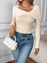 Bow Long Sleeve T-Shirt 100100546481960 37 Affordable Fashion Under $100 Jerry's Apparel 