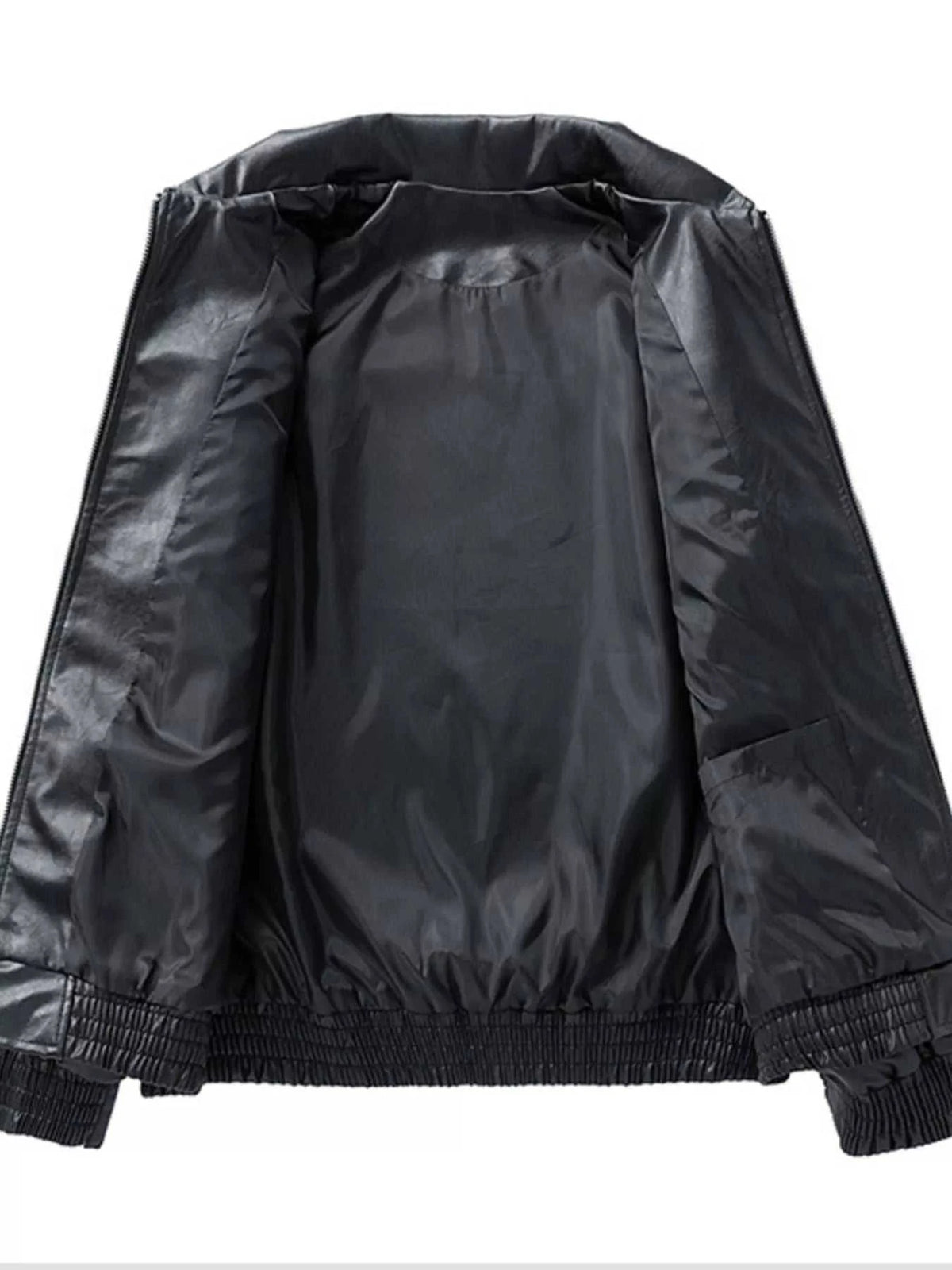 Men's Plus Size Zip Up Leather Jacket 100400288965643 77 Affordable Fashion Under $100 Jerry's Apparel 