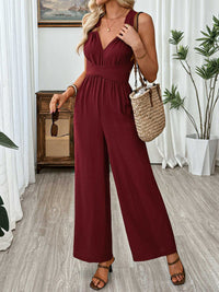 V-Neck Sleeveless Wide Leg Jumpsuit 100100445158382 36 Affordable Fashion Under $100 Jerry's Apparel 