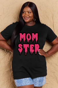 Full Size MOM STER Graphic Cotton T-Shirt