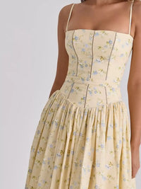 Floral Spaghetti Straps Midi Dress 101001005550846 56 Affordable Fashion Under $100 Jerry's Apparel 