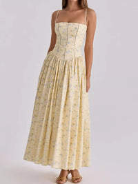 Floral Spaghetti Straps Midi Dress 101001005550846 56 Affordable Fashion Under $100 Jerry's Apparel 