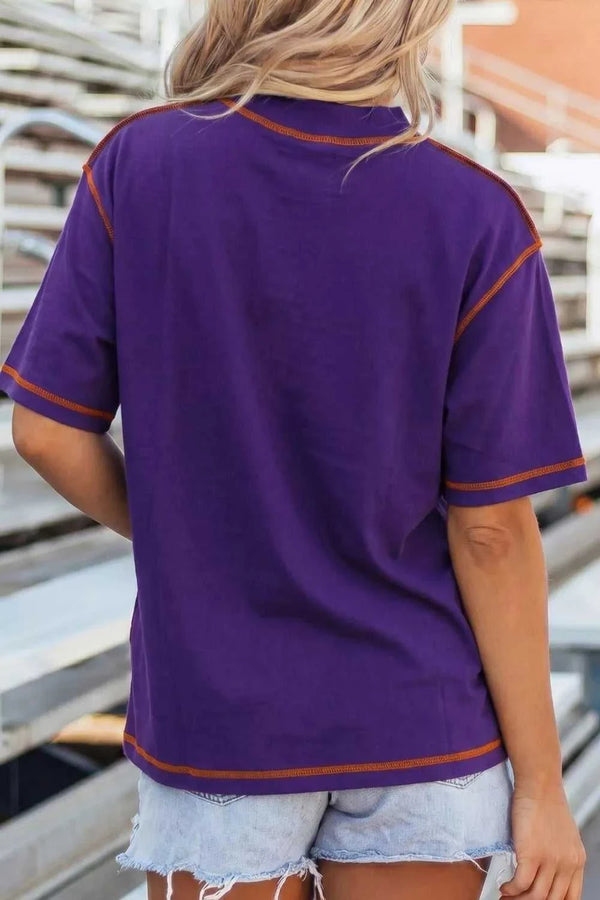 Reversible Contrast-Stitched T-Shirt 100100923735986 29 Affordable Fashion Under $100 Jerry's Apparel 