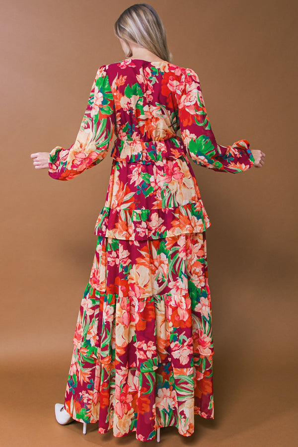 LEAVE YOU SPEECHLESS WOVEN MAXI DRESS
