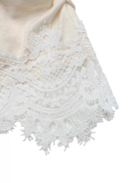 Lace Trim Long Sleeve T-Shirt 100100025623403 34 Affordable Fashion Under $100 Jerry's Apparel 