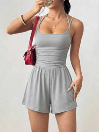 Ruched Spaghetti Strap Romper 100100748306286 25 Affordable Fashion Under $100 Jerry's Apparel 