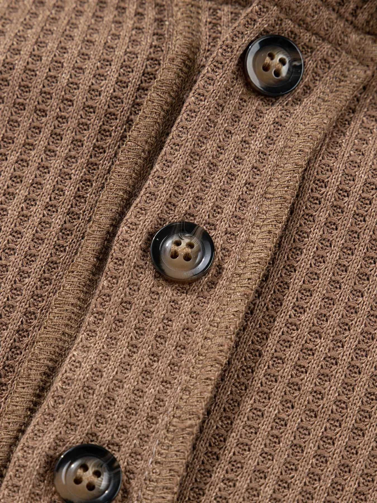 Oversize Waffle Patchwork Exposed Seam Casual Hoodie 100100932078895 56 Affordable Fashion Under $100 Jerry's Apparel 