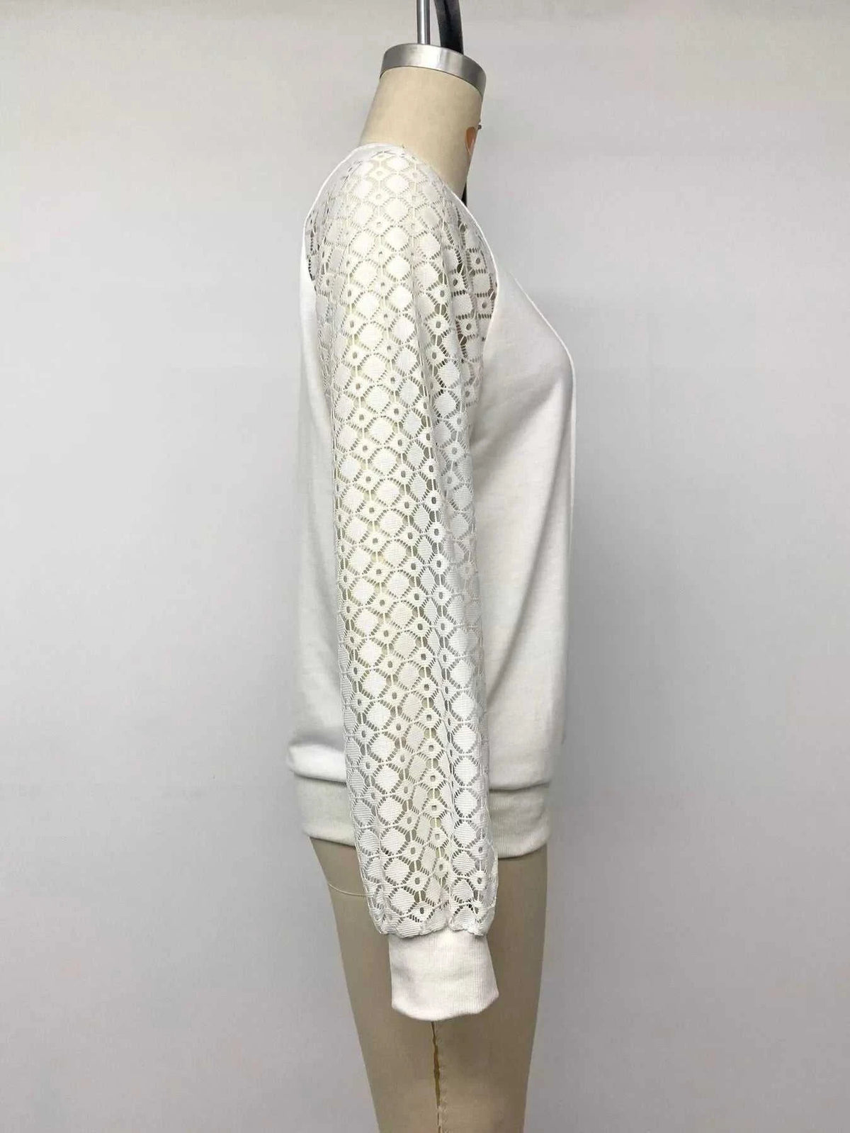 Lace Raglan Sleeve Sweatshirt 101001842976491 38 Affordable Fashion Under $100 Jerry's Apparel 