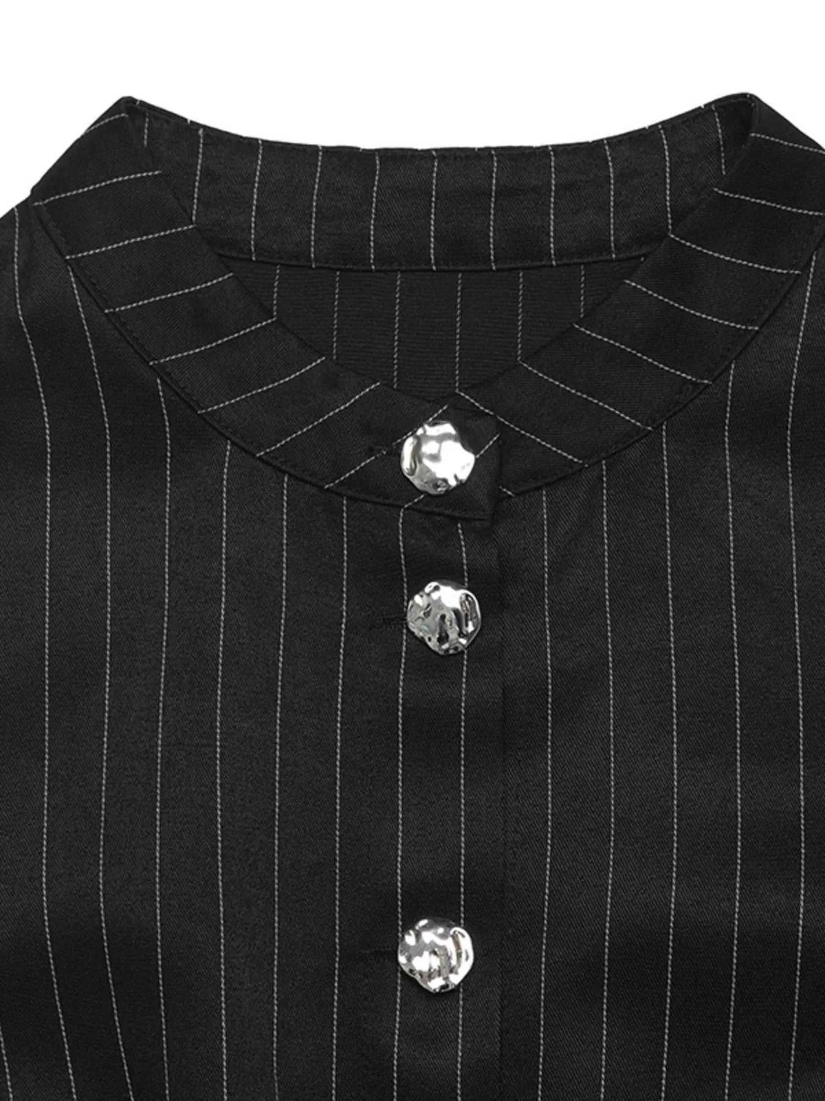Striped Long Sleeve Peplum Blouse 100100499847455 37 Affordable Fashion Under $100 Jerry's Apparel 