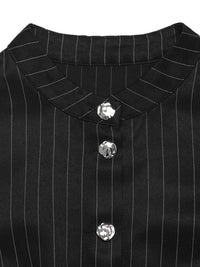 Striped Long Sleeve Peplum Blouse 100100499847455 37 Affordable Fashion Under $100 Jerry's Apparel 