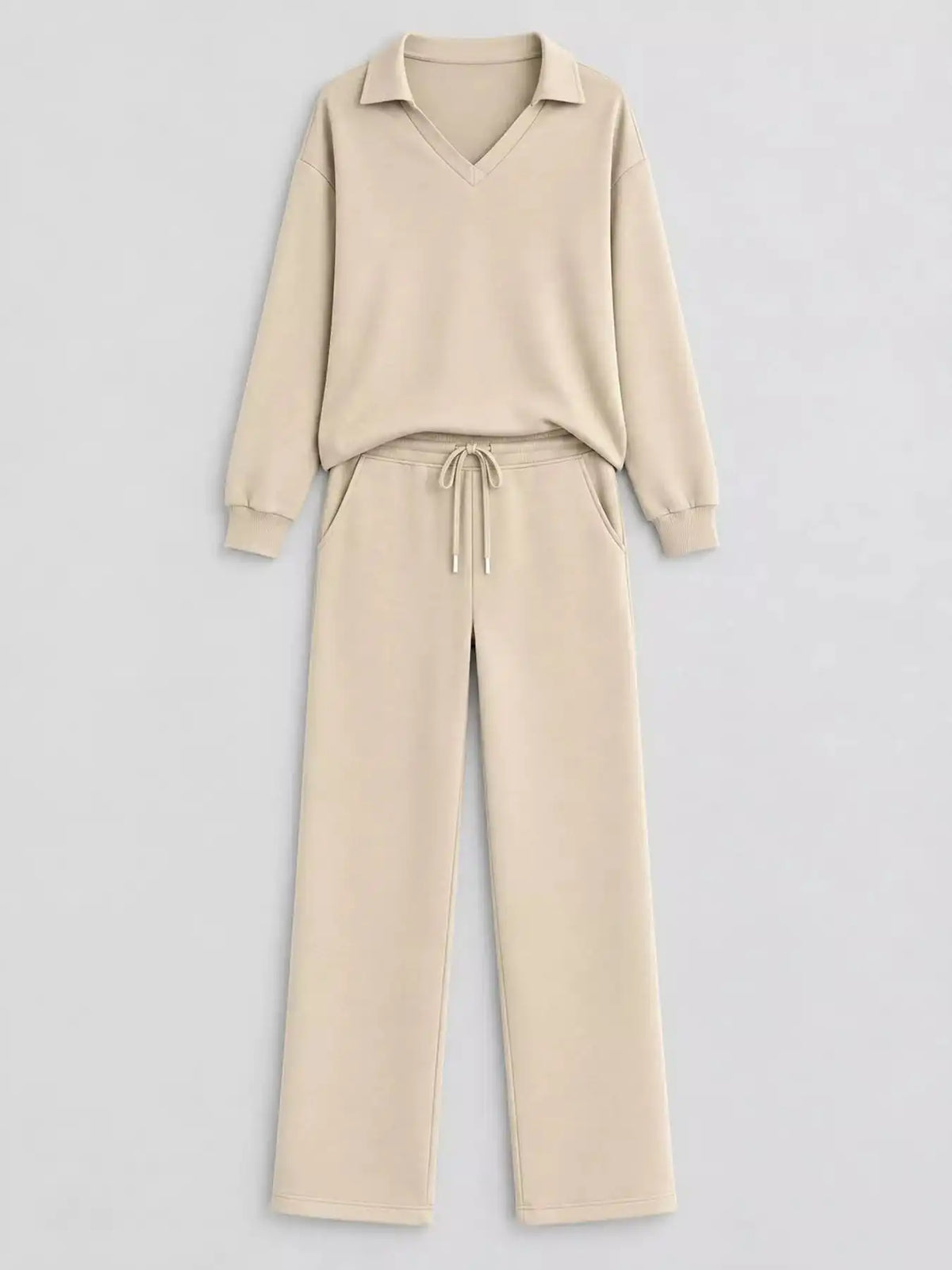 Dropped Shoulder Top and Pants Set 101001926020102 36 Women's Pants Set Gifts for Her Jerry's Apparel 