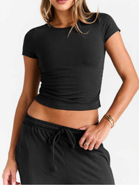 Round Neck Short Sleeve Tee and Pants Set 100100270766561 43 Affordable Fashion Under $100 Jerry's Apparel 