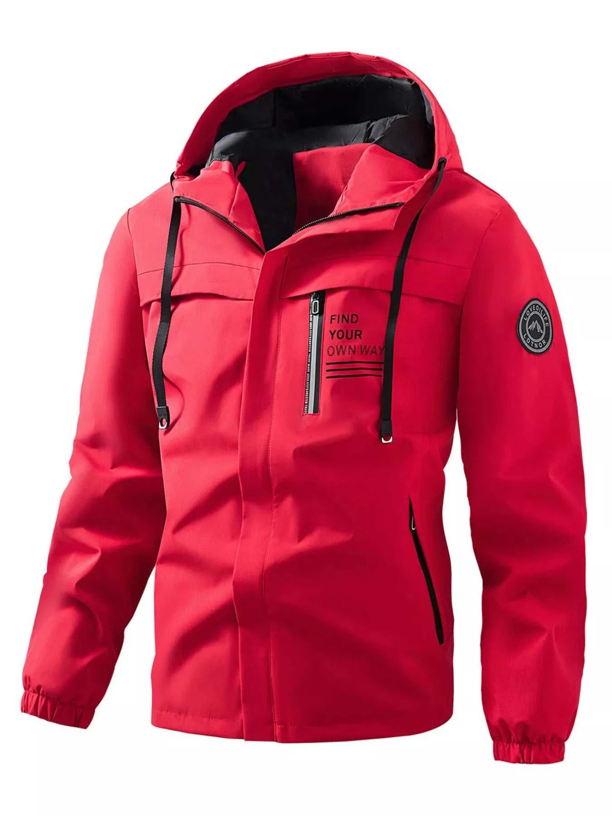 Men's Plus Size Hooded Outdoor Windproof Jacket 100400020555946 71 Affordable Fashion Under $100 Jerry's Apparel 