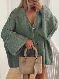 Oversized Knit Button Up Cardigan 100100495082301 59 Affordable Fashion Under $100 Jerry's Apparel 