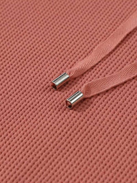 Drawstring V-Neck Waffle Knit Casual Hoodie 100100700285845 53 Affordable Fashion Under $100 Jerry's Apparel 
