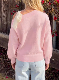 One Shoulder Bow Detail Sweater 100100344453799 43 Affordable Fashion Under $100 Jerry's Apparel 