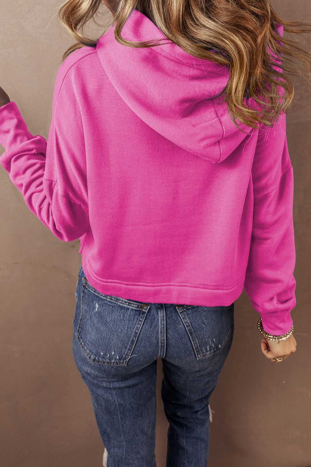 Drawstring Dropped Shoulder Hoodie 100100793201889 39 Affordable Fashion Under $100 Jerry's Apparel 