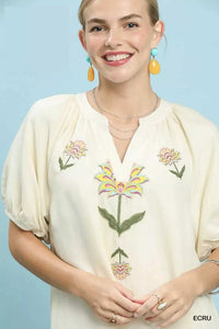 Umgee Embroidered Floral Babydoll Dress 100100028041923 62 Affordable Fashion Under $100 Jerry's Apparel 