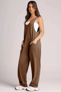 Lovelet Wide Strap Jumpsuit with Pockets 100100197263170 33 Affordable Fashion Under $100 Jerry's Apparel 