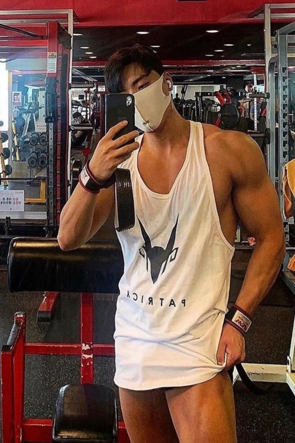 Men's Plus Size Graphic Wide Strap Tank