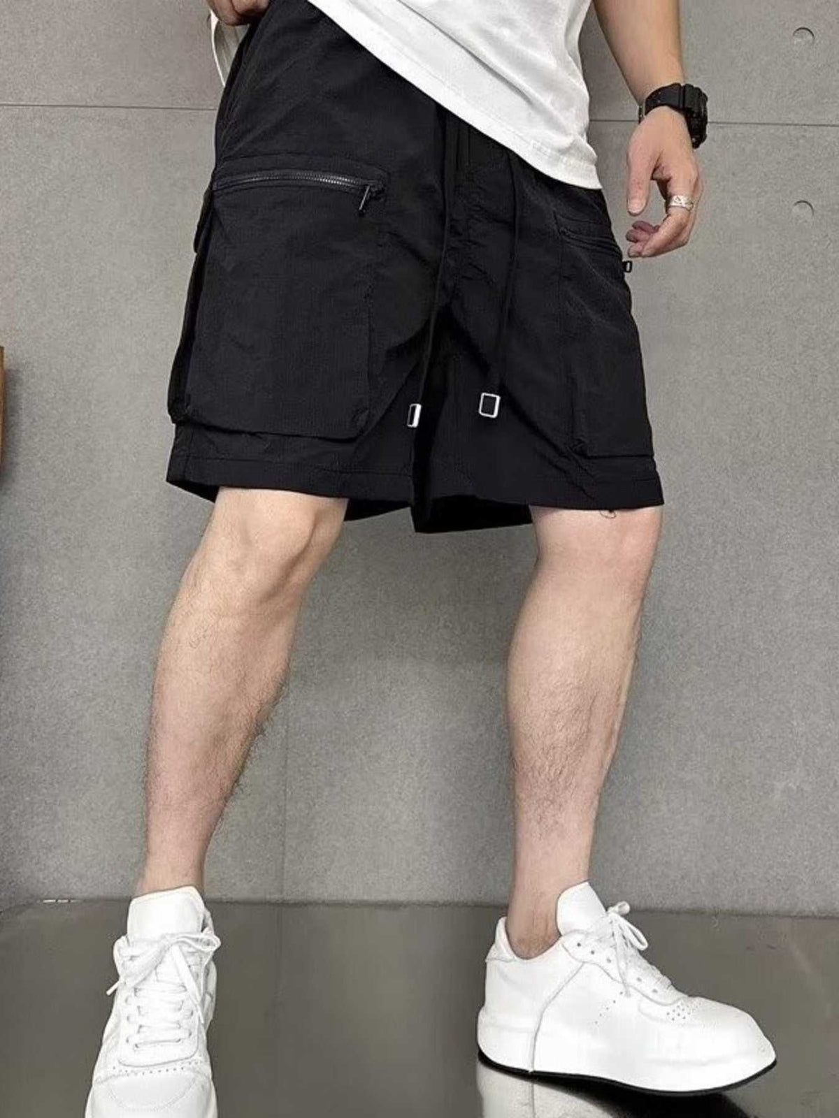 Men's Plus Size Multi-Pocket Relaxed Fit Cargo Shorts 100400319971194 34 Affordable Fashion Under $100 Jerry's Apparel 
