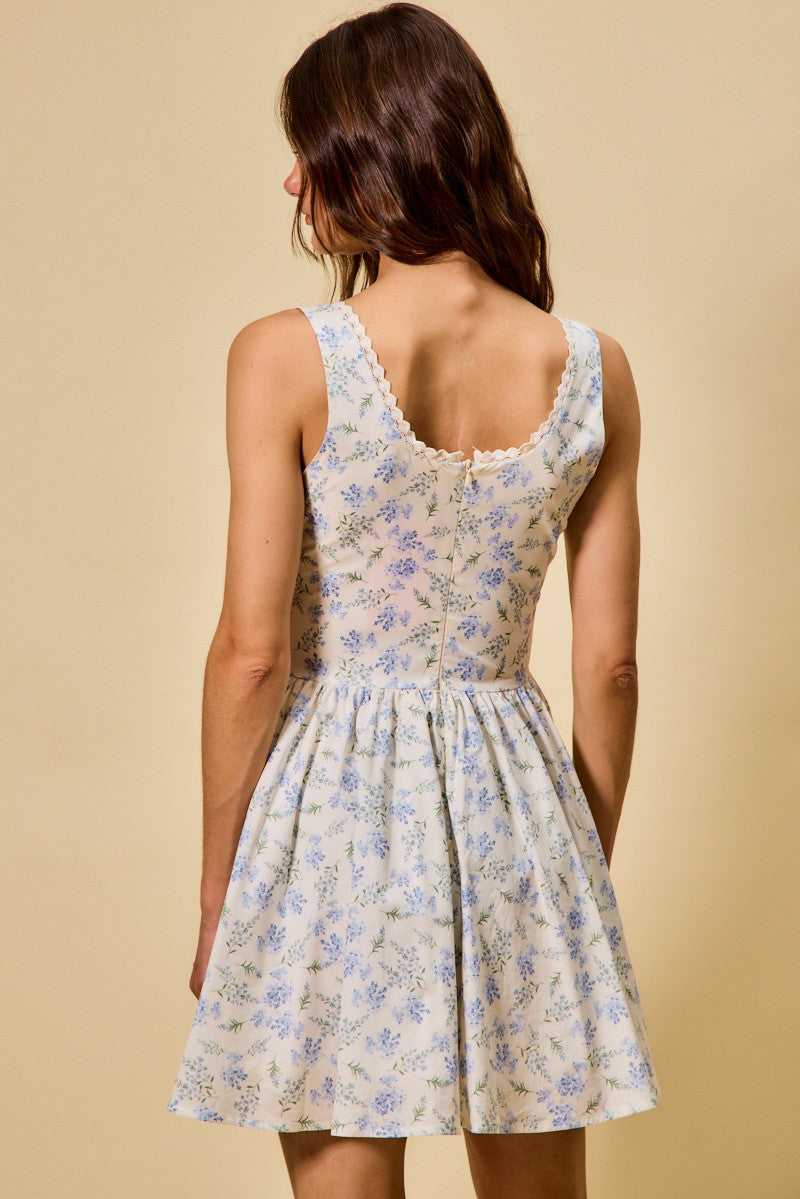 SO ME Froal Print Fit and Flare Dress 100100579301965 60 Affordable Fashion Under $100 Jerry's Apparel 