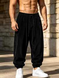 Men's Plus Size Corduroy Loose-Fit Joggers 104001740904586 56 Affordable Fashion Under $100 Jerry's Apparel 