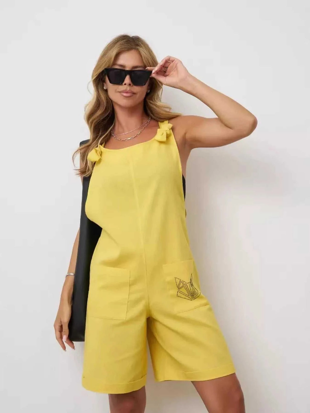 Sleeveless Tie-Strap Romper 100100271886099 28 Affordable Fashion Under $100 Jerry's Apparel 