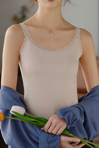 Lace Trim Scoop Neck Cami Top 100100995481321 12 Affordable Fashion Under $100 Jerry's Apparel 
