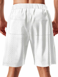 Men's Full Size Texture Drawstring Shorts Plus Size 100400880734003 36 Affordable Fashion Under $100 Jerry's Apparel 