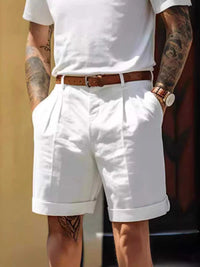 Men's Full Size Classic Pleated Shorts Plus Size 100400502607878 36 Affordable Fashion Under $100 Jerry's Apparel 
