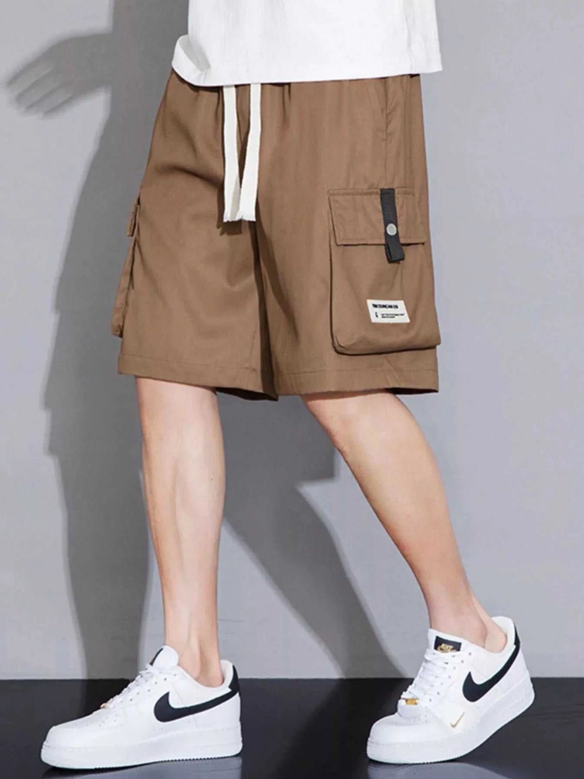 Men's Plus Size Casual Cargo Shorts with Drawstring 100400755093489 25 Affordable Fashion Under $100 Jerry's Apparel 