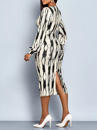 Lace Detail V-Neck Bodycon Midi Dress 101001065320346 41 Affordable Fashion Under $100 Jerry's Apparel 