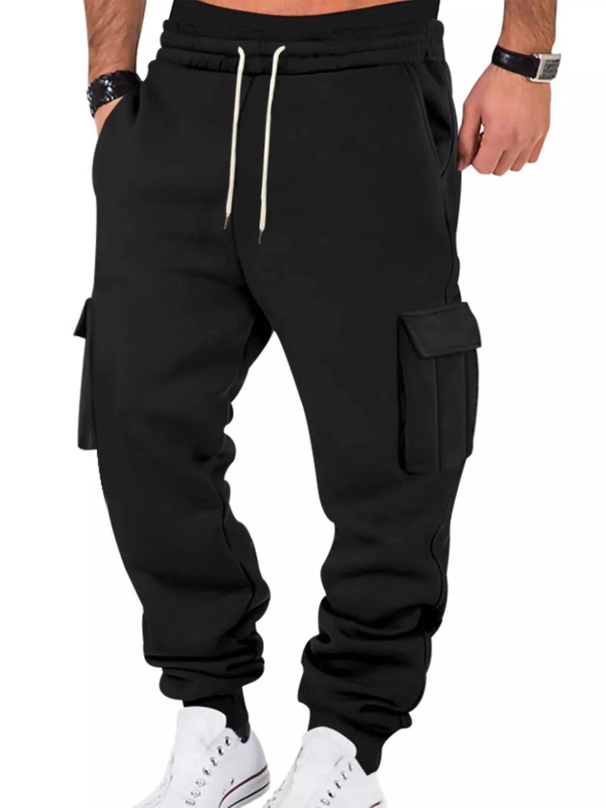Men's Full Size Casual Joggers with Multi-Pocket Plus Size 100400257211490 36 Affordable Fashion Under $100 Jerry's Apparel 