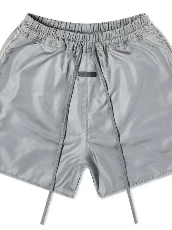 Men's Plus Size Drawstring Shorts with Pockets