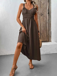 Sleeveless Smocked Casual Midi Dress 100100225131528 33 Affordable Fashion Under $100 Jerry's Apparel 