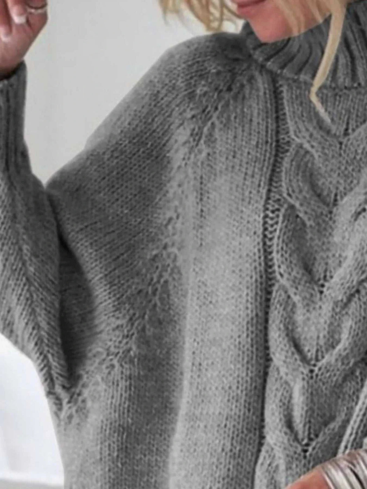 Cable-Knit Long Sleeve Sweater 100100862804936 23 Affordable Fashion Under $100 Jerry's Apparel 