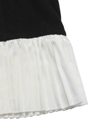 Two Tone Pleated Long Sleeve Shirt Dress 100100148090302 48 Affordable Fashion Under $100 Jerry's Apparel 